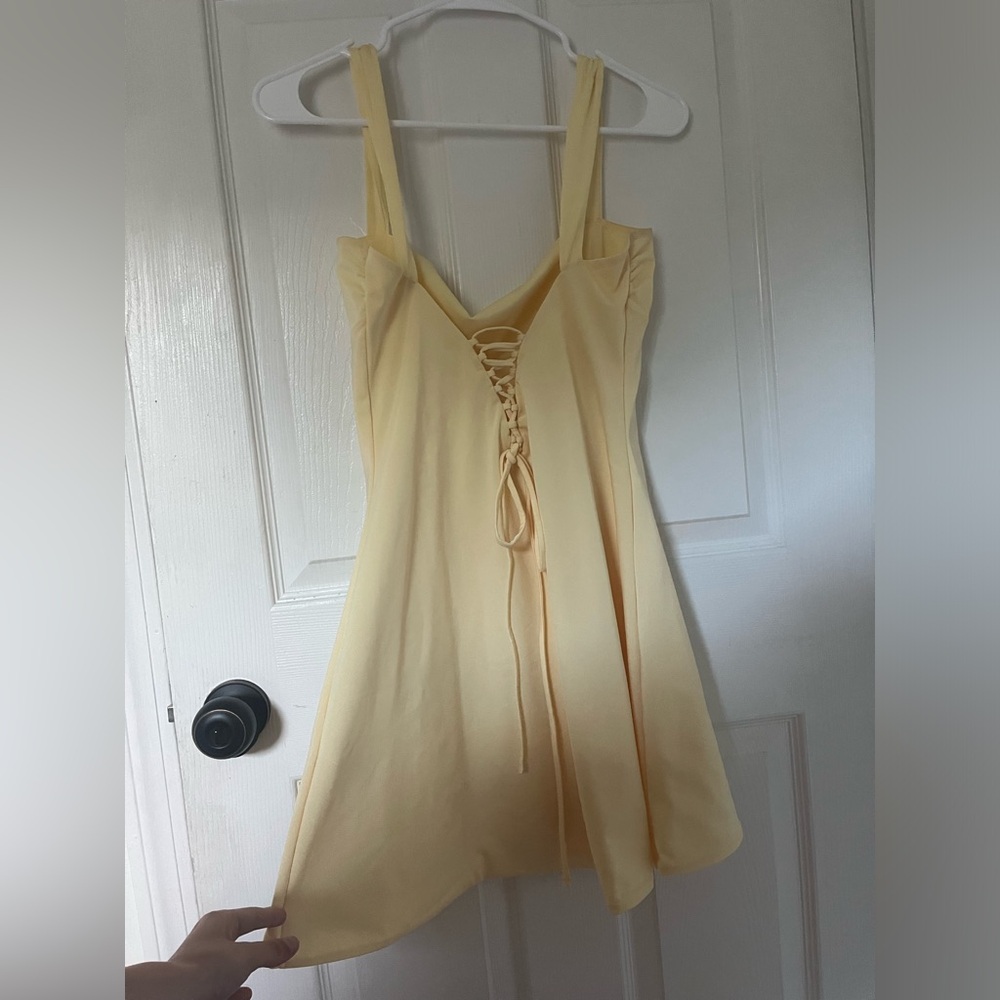 Oh Polly US Violetta Tie Up Back Mini Dress - Picture 3 of 6
